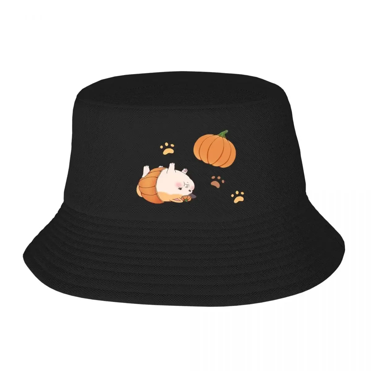 FFXIV Pumpkin Fat Cat Bucket Hat