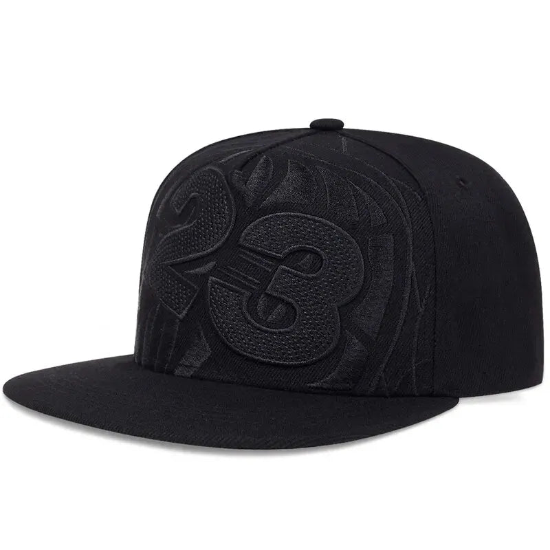Unisex 23 Basketball Letter Embroidery Hip-hop Hats
