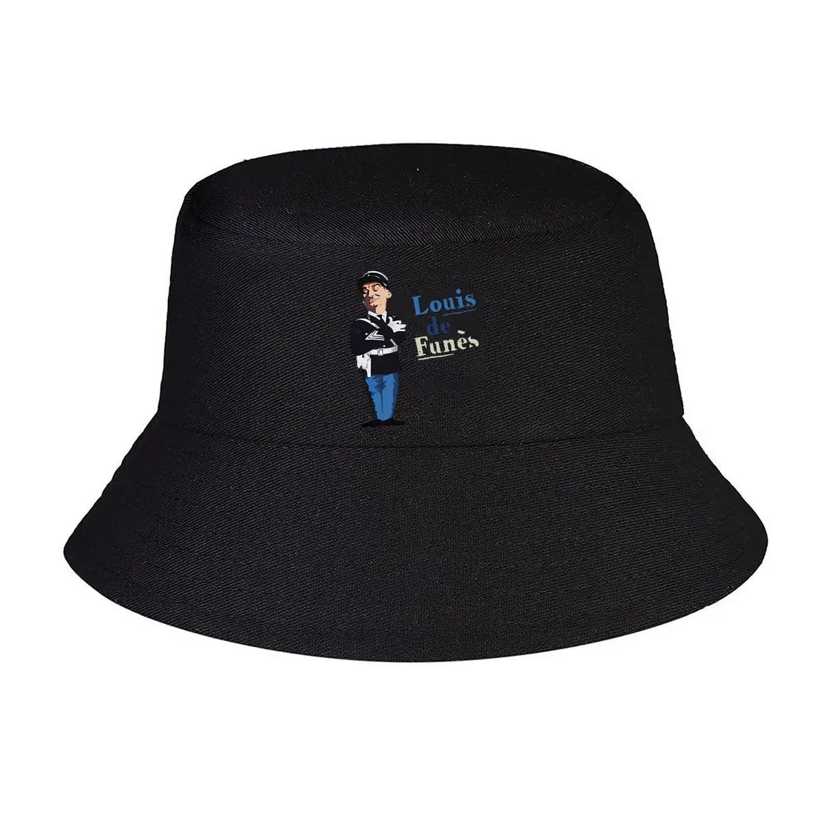 Louis De Funes Gendarme Comedy Graphic Bucket Hat