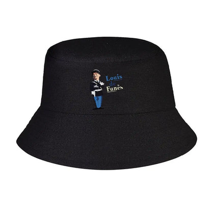 Louis De Funes Gendarme Comedy Graphic Bucket Hat