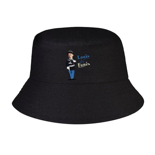 Louis De Funes Gendarme Comedy Graphic Bucket Hat