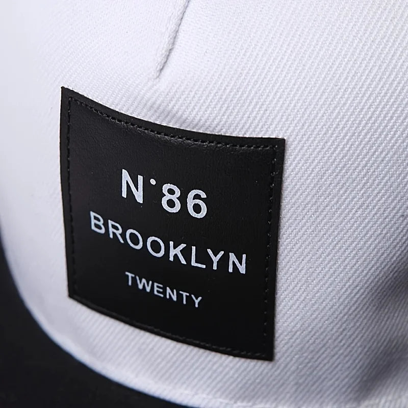 Letter Embroidered Hip Hop Baseball Cap