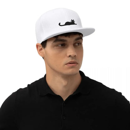 Black Cat Fashion Breathable Snapback Cap