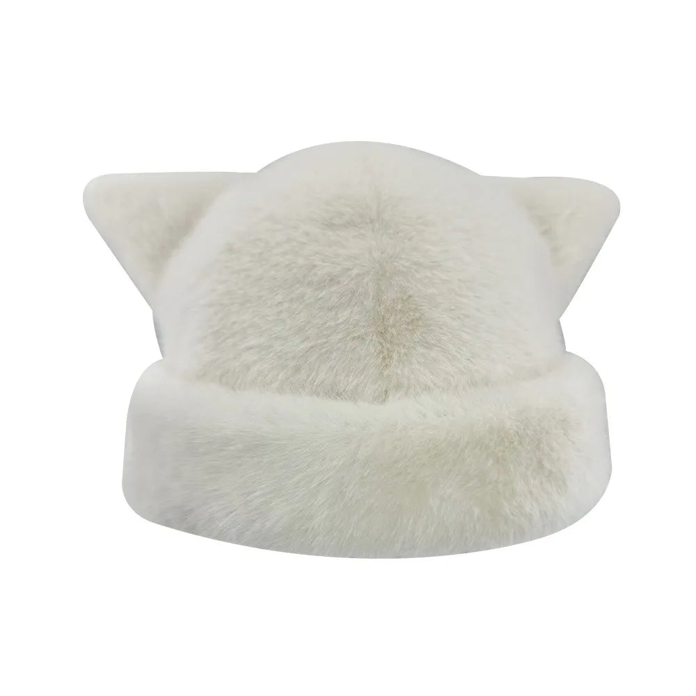 Cute Ears Fluffy Winter Bucket Hat
