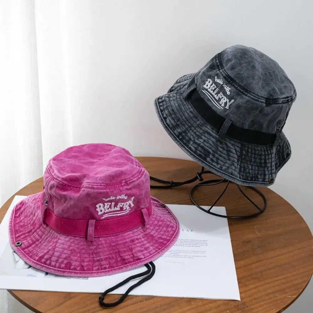High Quality Cotton Denim Unisex Bucket Hat