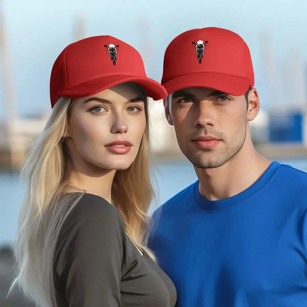 Hyosung Motorcycle Mesh Breathable Casual Snapback Baseball Cap