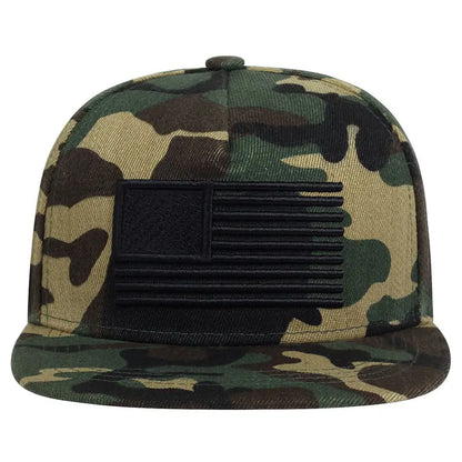 Unisex USA Flag Camouflage Baseball Cap