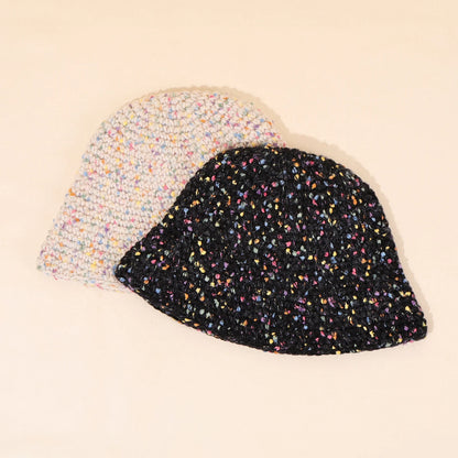 Korean Thread Knitted Autumn Winter Bucket Hat