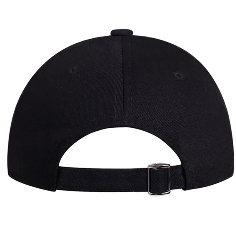 Gothic Punk Cotton Baseball Cap Embroidered Street Style