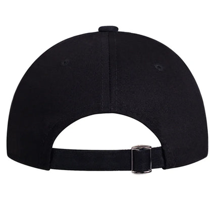 Gothic Punk Cotton Baseball Cap Embroidered Street Style