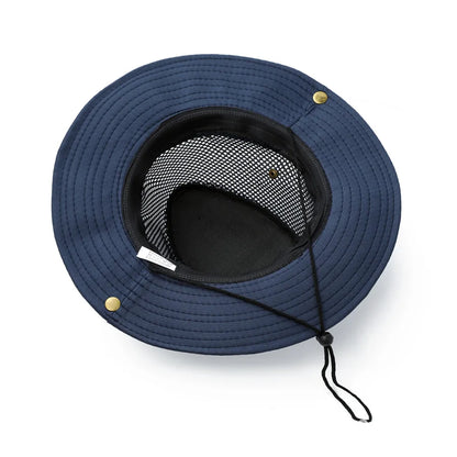 Unisex Mesh Summer Bucket Hat Sun Protection