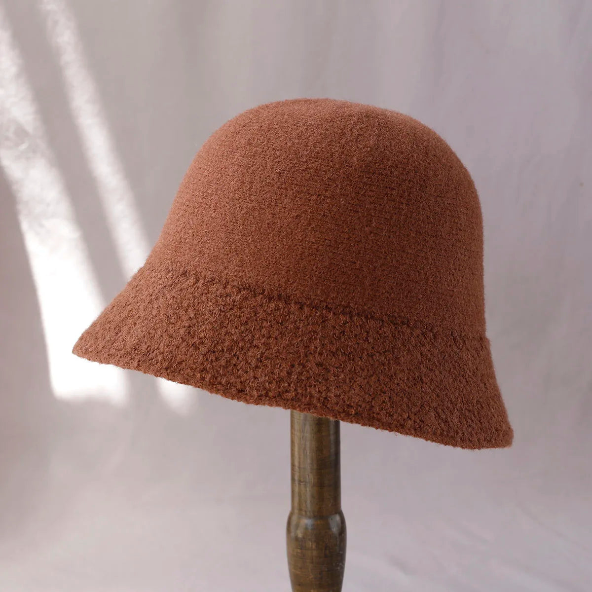 Simple Wool Women’s Winter Bucket Hat