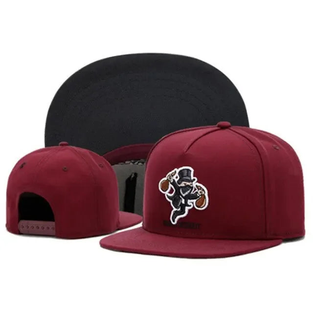 Luxury Brand Embroidery Retro Snapback Cap