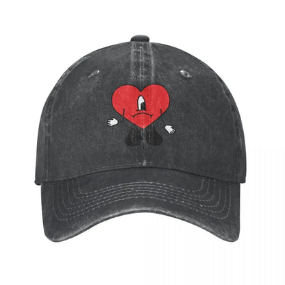 Bad Bunny Denim Music Baseball Cap