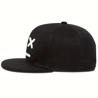 Unisex XX Smiling Face Embroidery Hip-hop Hats