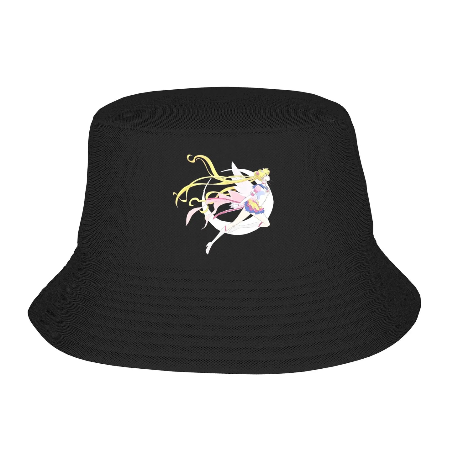 S Sailor Moon Anime Vintage Bucket Hat