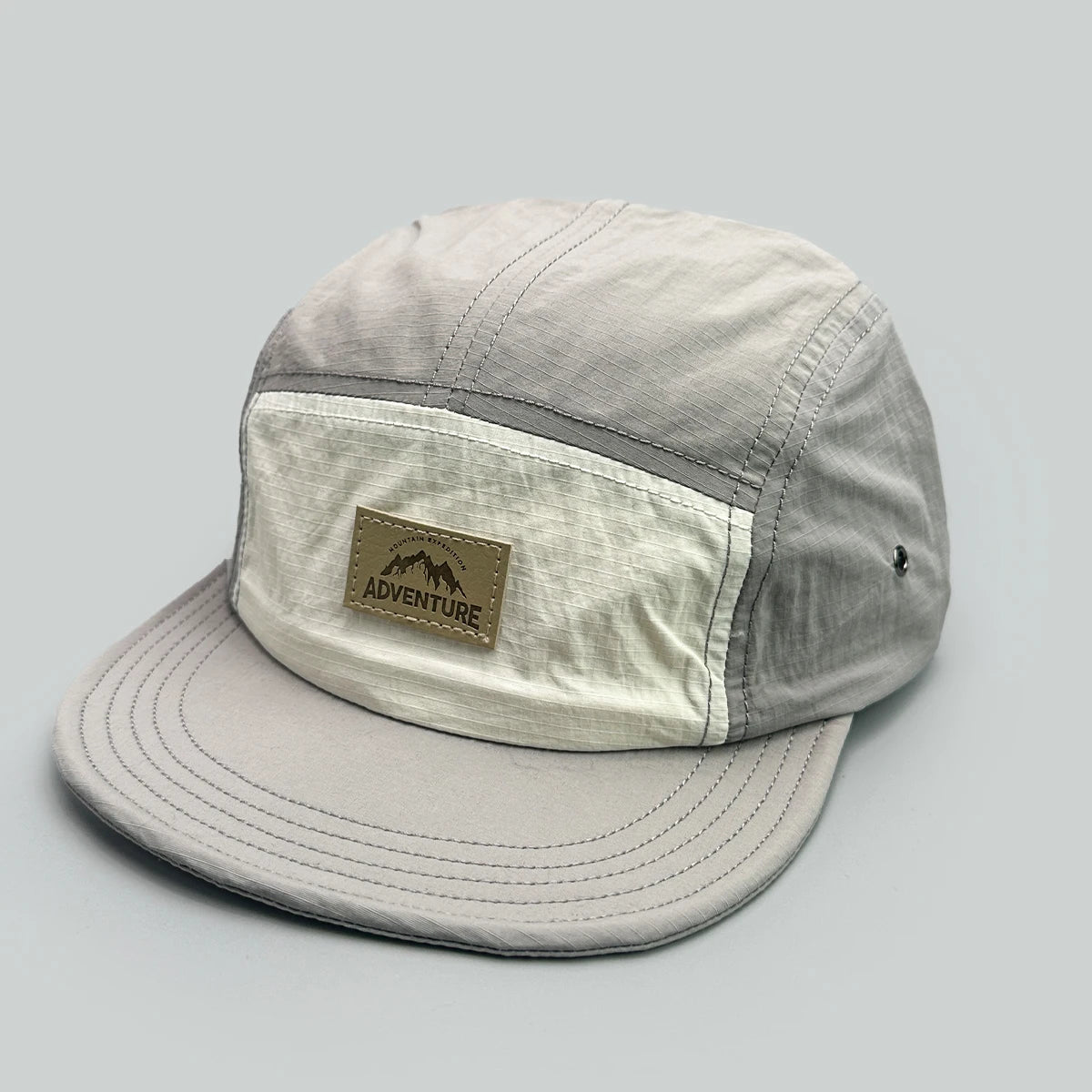 Quick Dry Letters Color Block Breathable Snapback Cap