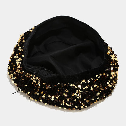 Ladies Sequin Octagonal Festival Style Bucket Hat