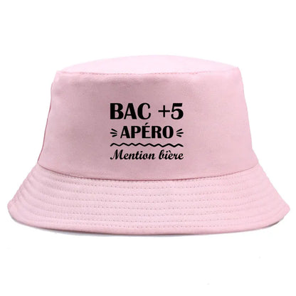 BAC +5 Apero Print Reversible Unisex Bucket Hat