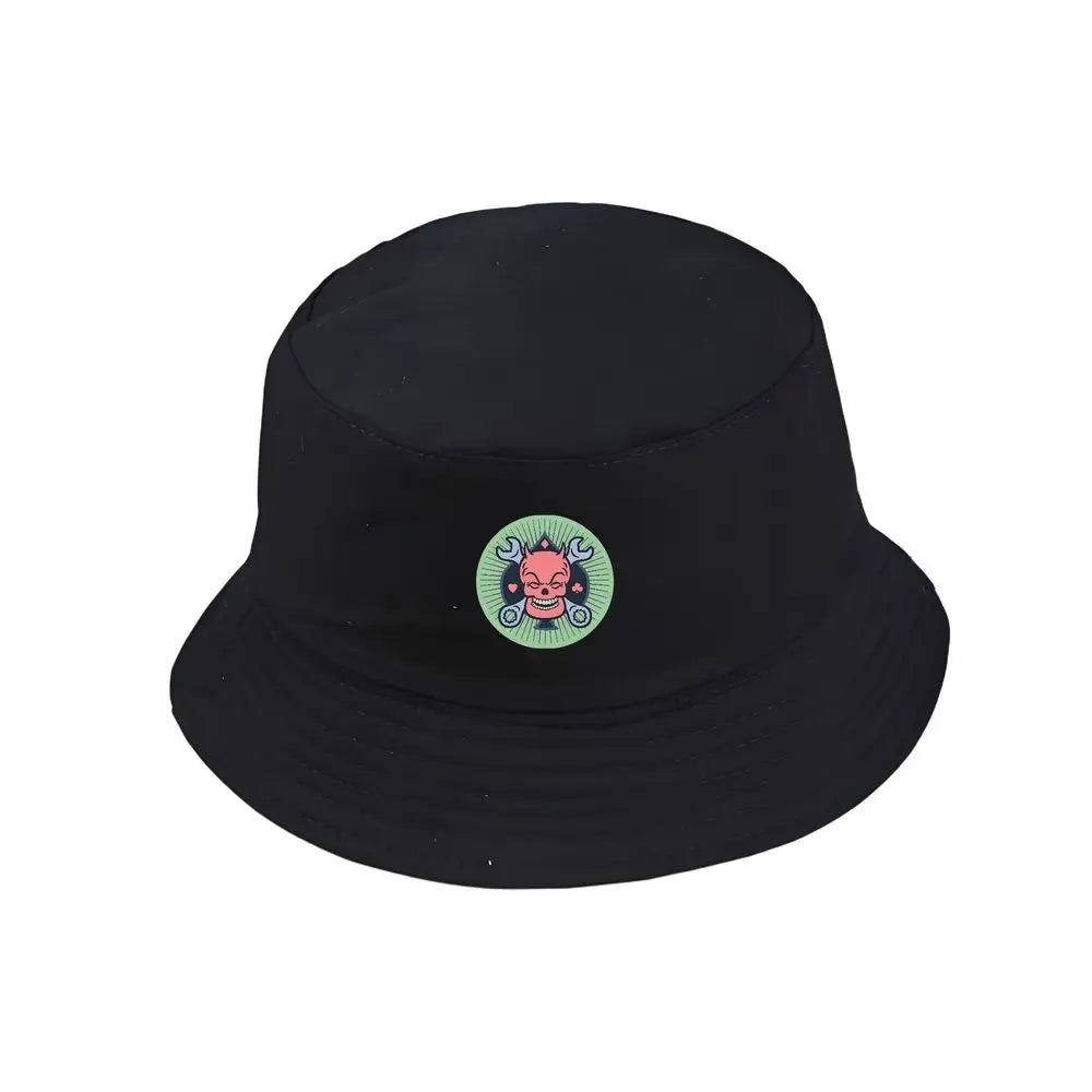 Unisex Cartoon Printed Bucket Hat