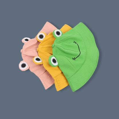 Cartoon Frog Fisherman Bucket Hat