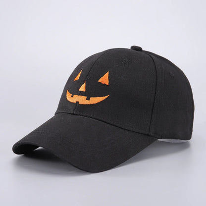 Skull Print Halloween Baseball Cap