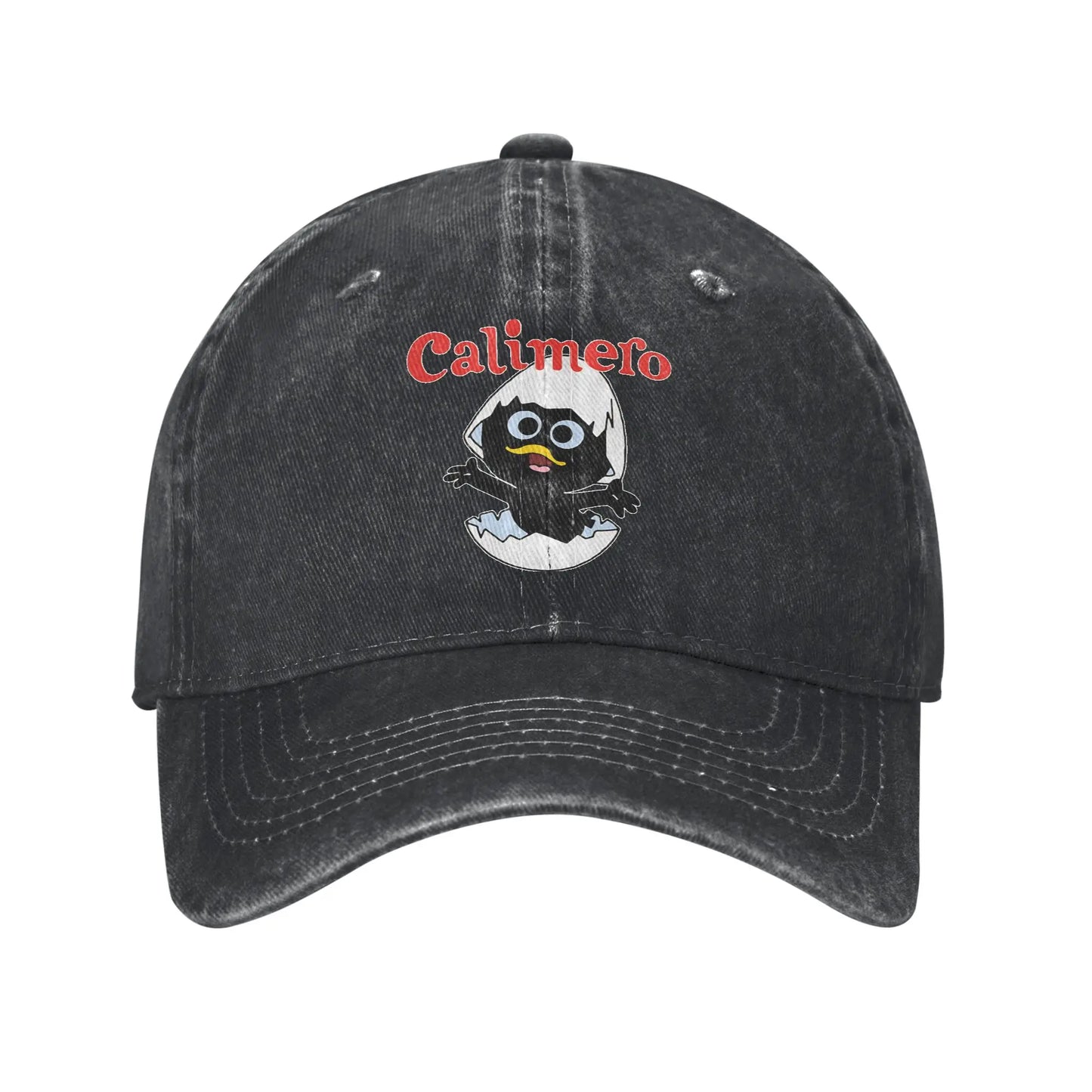 Calimero Washed Denim Spring Trucker Adjustable Baseball Cap