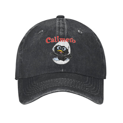 Calimero Washed Denim Spring Trucker Adjustable Baseball Cap