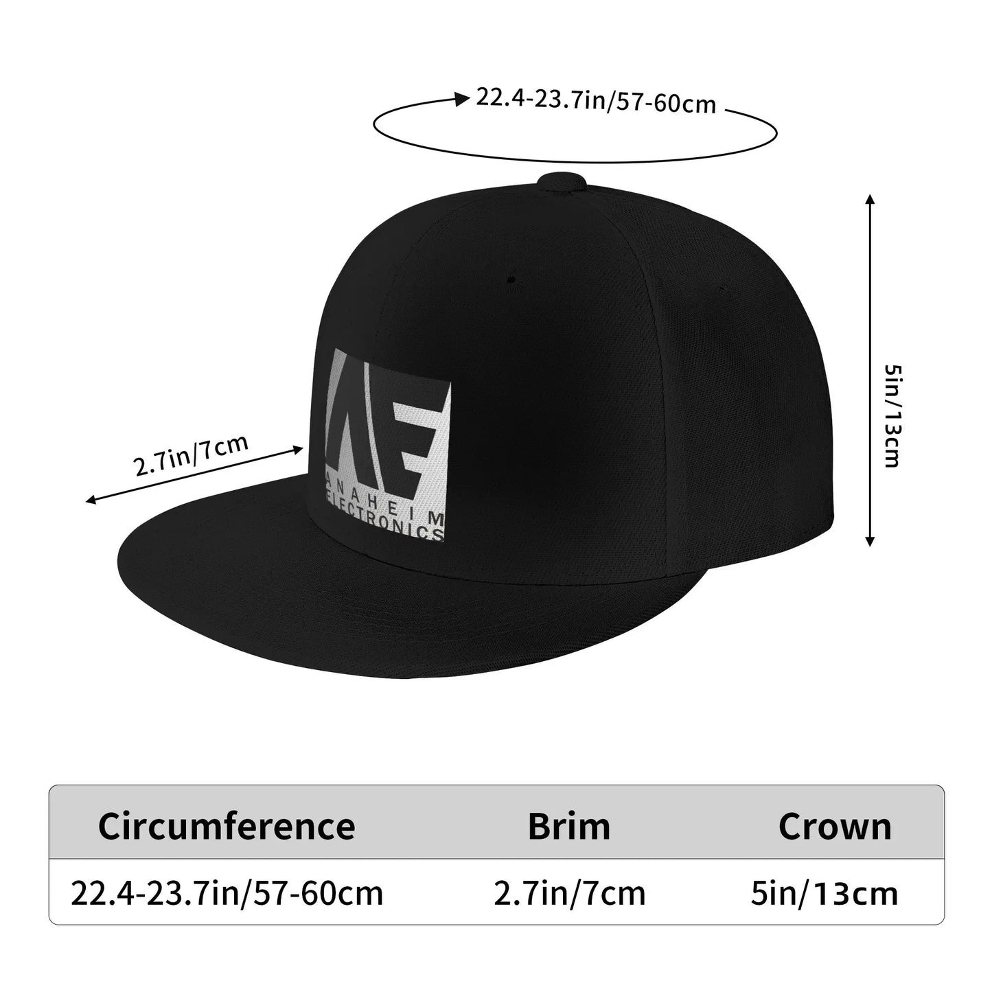 Anaheim Electronics Breathable Unisex Snapback Cap