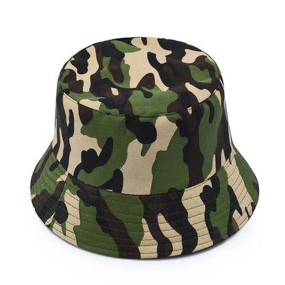Camouflage Foldable Wide Brim Bucket Hat