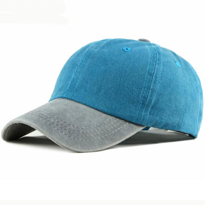 Classic Patchwork Cotton Snapback Baseball Cap