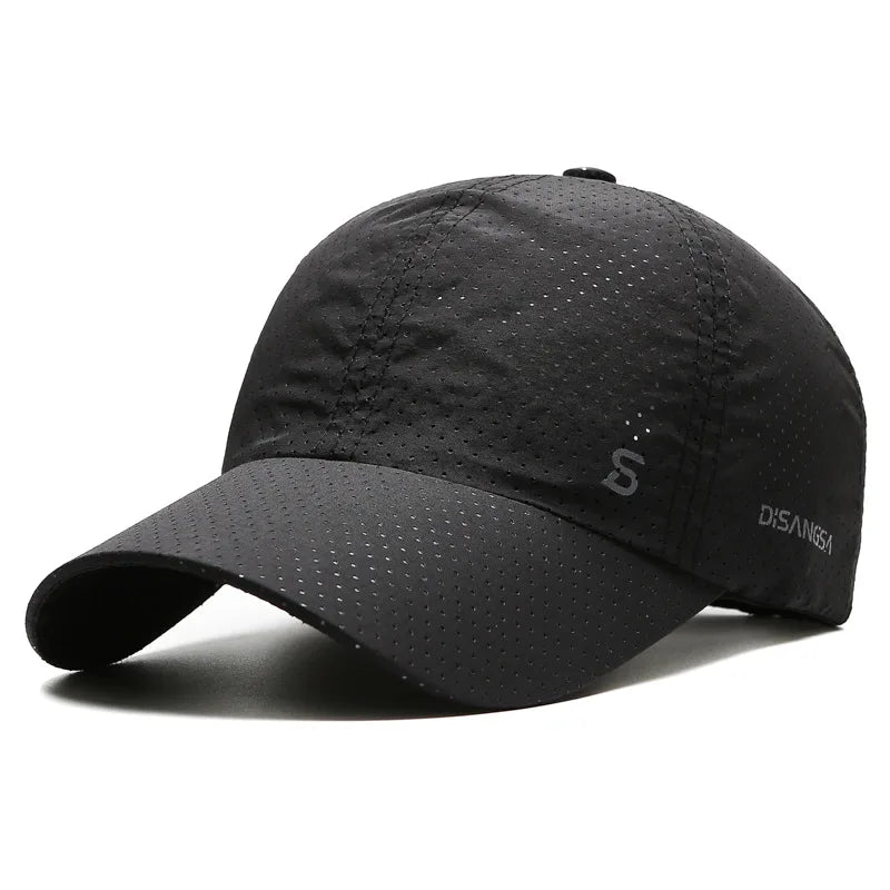 Men Women Mesh Moisture Waging Quick Dry Baseball Cap