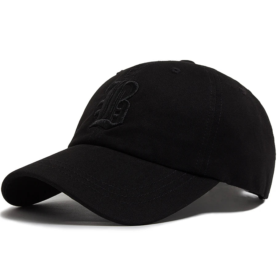 Letter Embroidered Cotton Trucker Baseball Cap