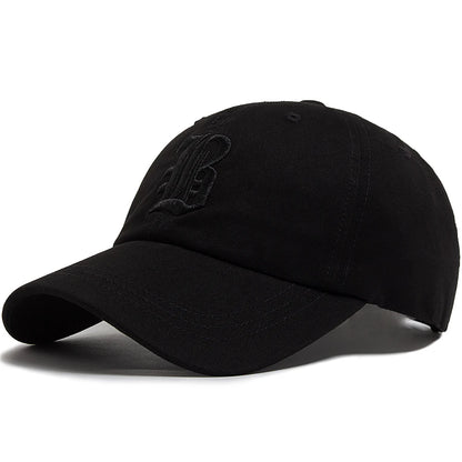 Letter Embroidered Cotton Trucker Baseball Cap
