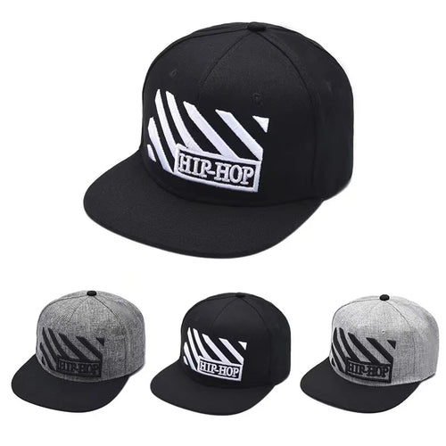 Korean Style Adjustable Flat Brim Hip Hop Baseball Hat