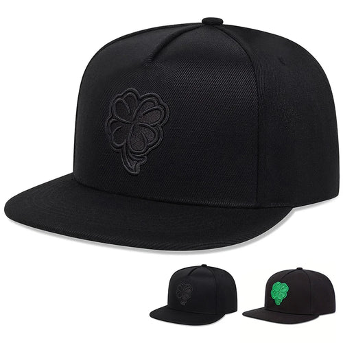 Unisex Clover Embroidery Hip-hop Hats