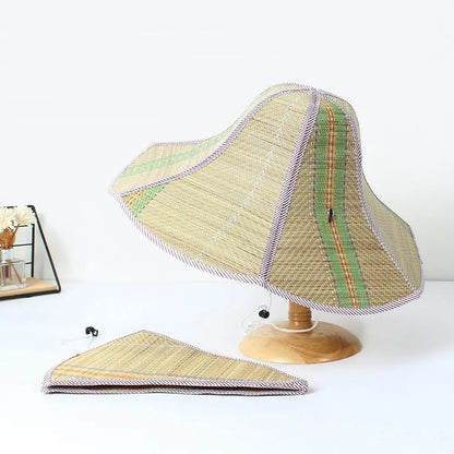 Foldable Rattan Fisherman Bucket Hat