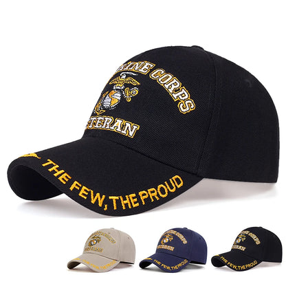 Us Marine Corps Veteran Embroidery Baseball Cap