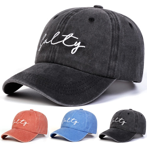 Unisex SALTY Letter Embroidery Baseball Caps