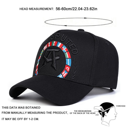 Unisex CA Letter Embroidered Casual Outdoor Baseball Cap