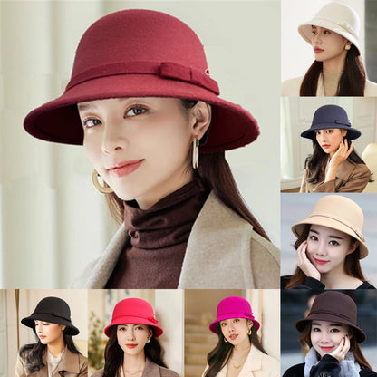 Retro British Wool Fisherman Bucket Hat