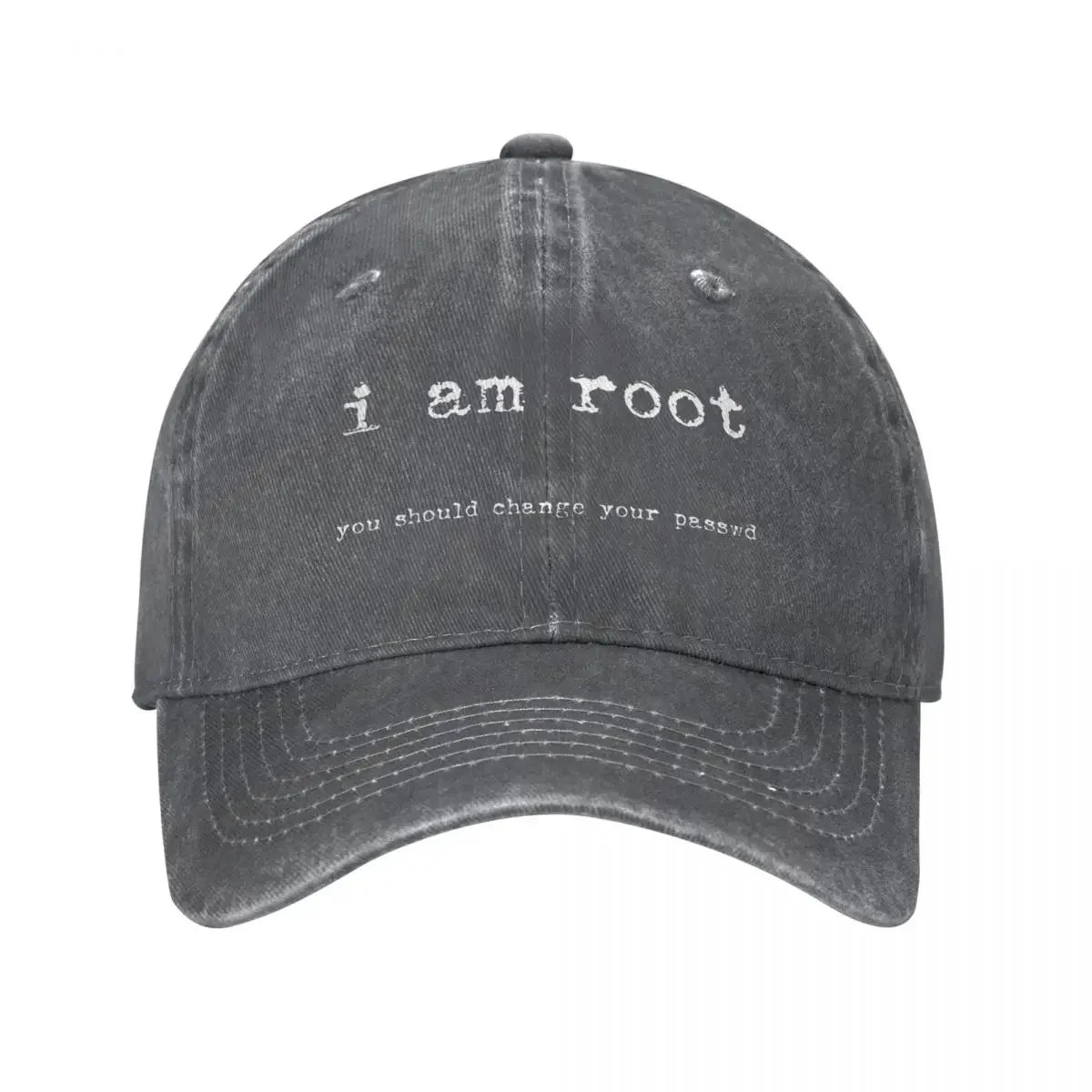 I Am Root Distressed Baseball Cap
