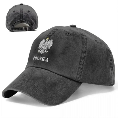 Vintage Poland Eagle Flag Baseball Cap