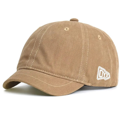 Cotton Embroidered Letter Adjustable Sunscreen Baseball Cap