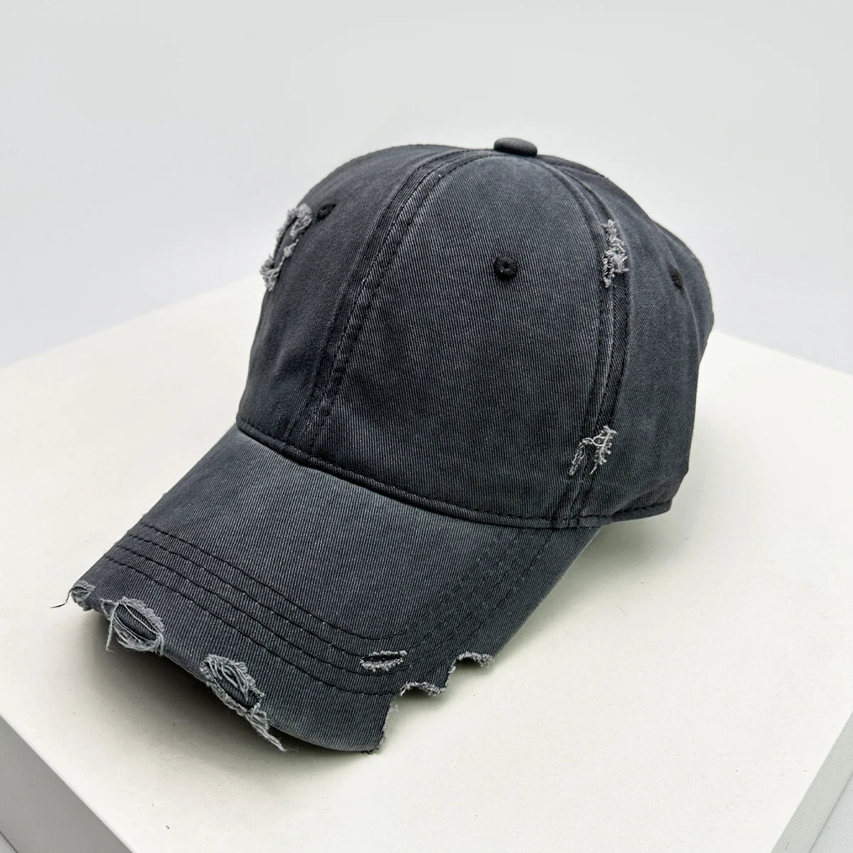 Unisex Notch Solid Baseball Cap