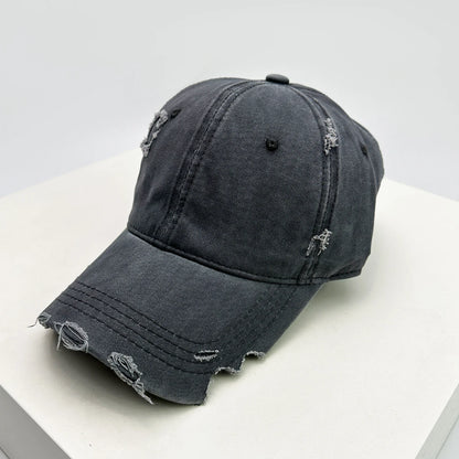 Unisex Notch Solid Baseball Cap