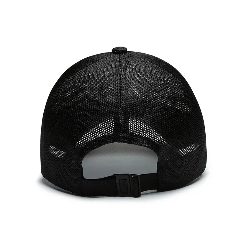 Breathable Mesh Camo Snapback Baseball Cap