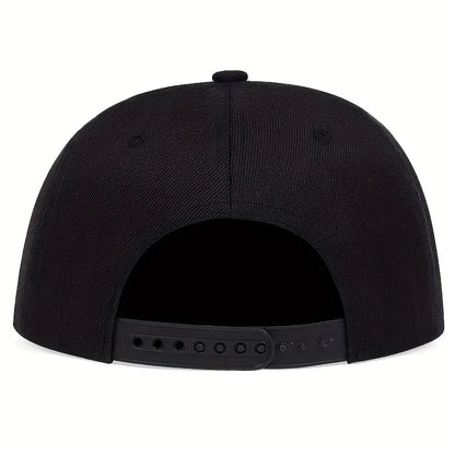 Flame Embroidery Hip Hop Snapback Cap