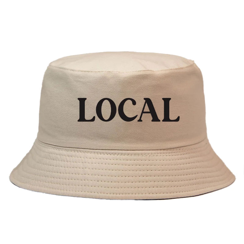 Minimalist Local Urban Retro Cotton Bucket Hat