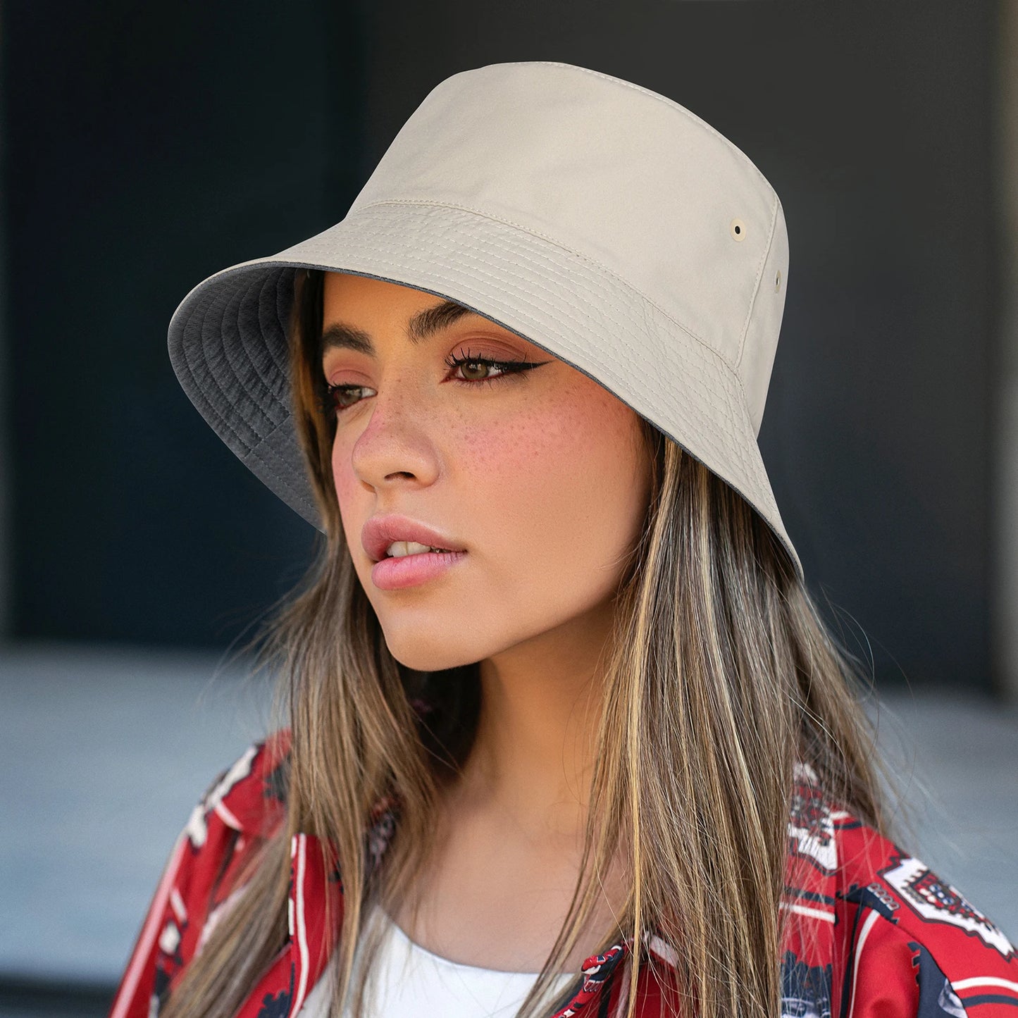 Packable Reversible Unisex Travel Bucket Hat